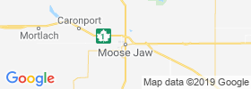 Moose Jaw map